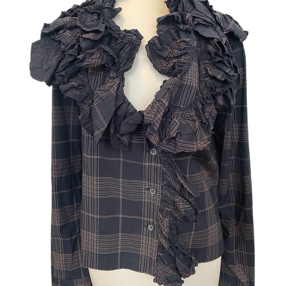 Issey Miyake Ruffled Statement Top